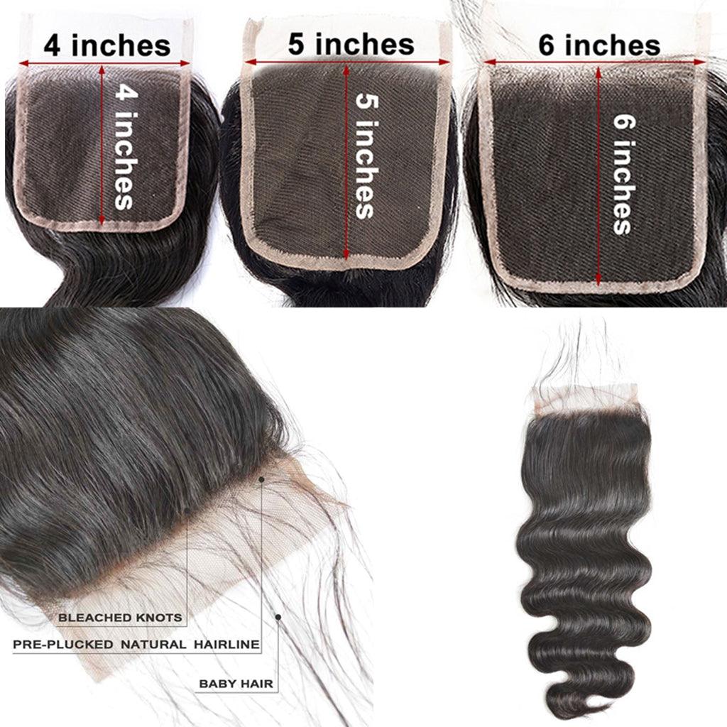 10A-BRAZILIAN-body-wave-Transparent-lace-4x4-5x5-6x6-lace-closure-swiss-lace-free-part-closure-with-baby-hair