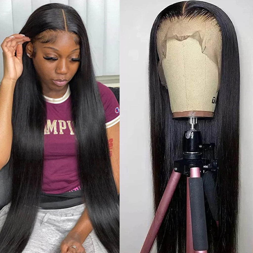 10A-Brazilian-Straight-Human-Hair-100%-Unprocessed-Virgin-Remy-13X4-13X6-Lace-Front-wig-lace-frontal-wigs