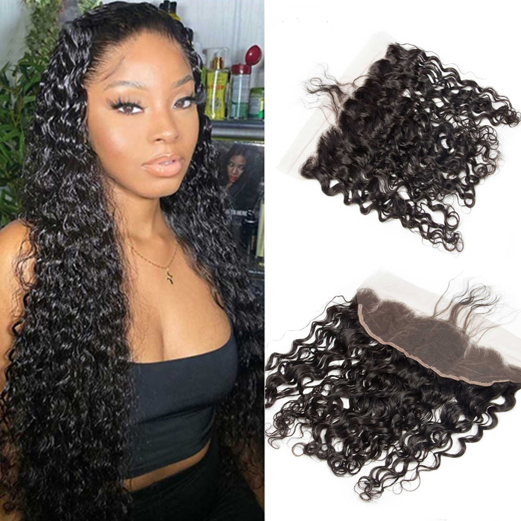 Nulala Hair 10A Brazilian Water Wave Lace Frontal Deal