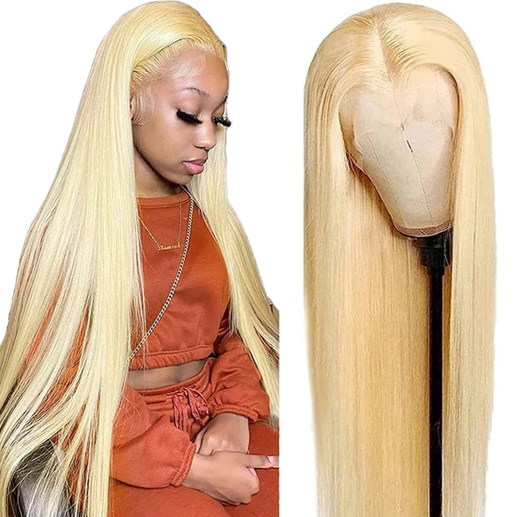 613-Blonde-Lace-Front-Wigs-Human-Hair-13X4-Long-Straight-Blonde-Wig-Pre-Plucked-Bleached-Knots-with-Baby-Hair-150%-Density-Brazilian-Virgin-613-lace-front-wigs