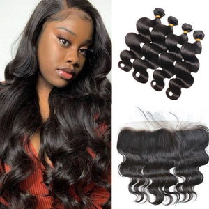 Brazilian-body-wave-virgin-hair-4-bundles-with-4x13-preplucked-lace-frontal