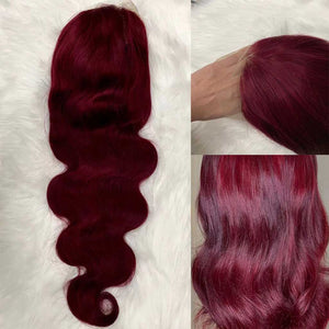 Burgundy-99J-body-wave-lace-front-wig-transparent-lace-frontal-wig-180%-density